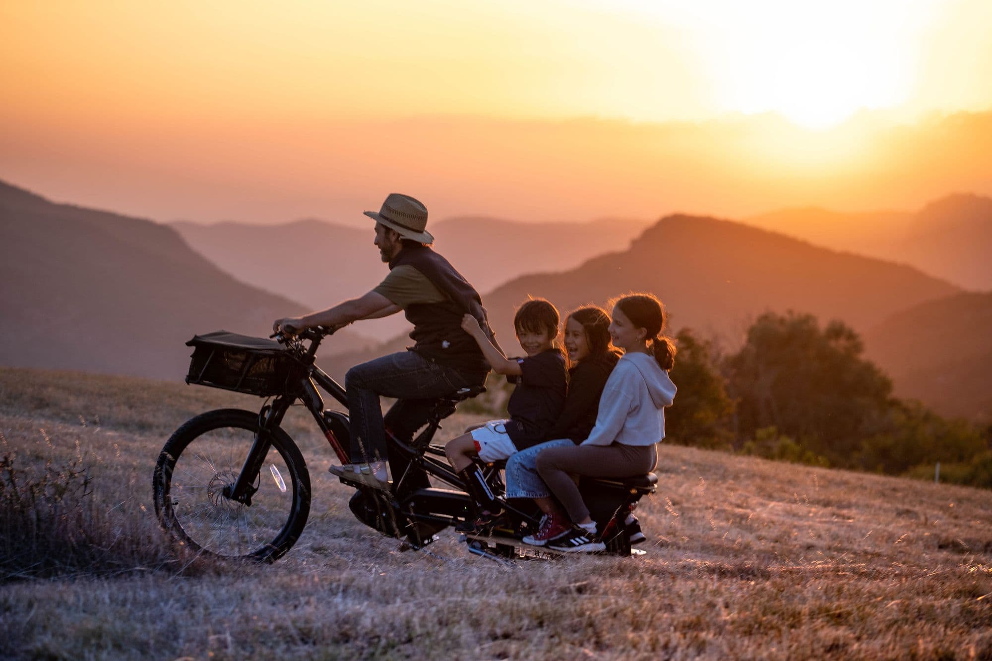 Coucher de soleil en Ardèche